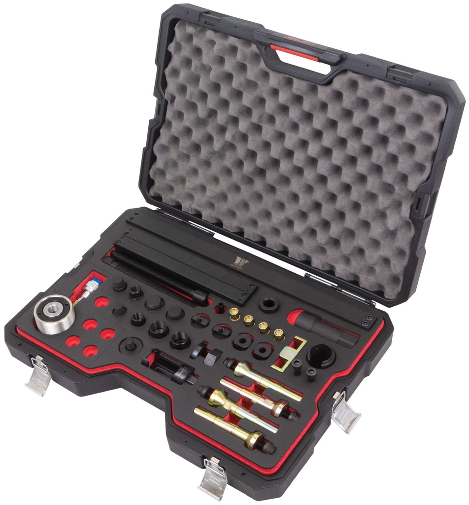 Kit Extracteur D’injecteurs Pour VW, Audi, Seat, Skoda – Compatible FSI, TSI, TFSI – 18 Pièces En Acier Trempé